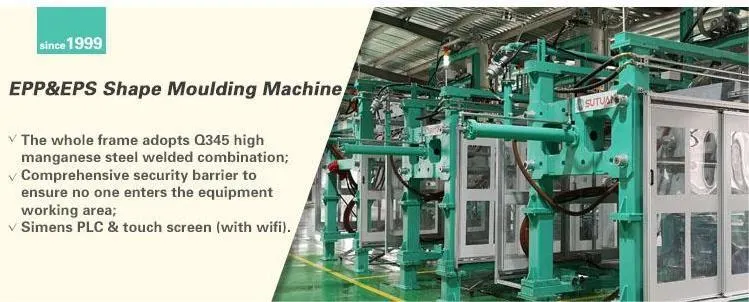 Automatic TV Packaging Box EPS Foam Icf Block Shape Moulding Machine