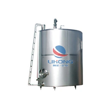 Stainless Steel Sanitary Steam Electric Heating and Cooling Double Jacketed Aging Fermentation Reactor Mixing Balance Buffer Fermenter Fermentor Storage Tank