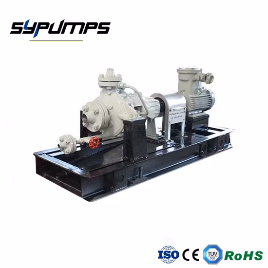 Pompe centrifughe orizzontali API per prodotti petrolchimici, petrolio greggio caldo, diesel, gas, trasferimento di petrolio, acidi, processi chimici, API610, produttore di pompe per l'acqua, Sulzer Ebara