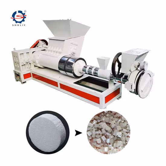 Macchina per termoformatura compatta per calcestruzzo compatto per riciclaggio di schiuma a freddo EPS Macchina per lo stampaggio a compressione di blocchi di schiuma EPS