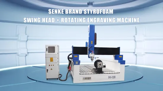 Fresatrice CNC a schiuma per incisione a taglio 3D con statua in polistirolo a 4 assi per polistirolo espanso EPS